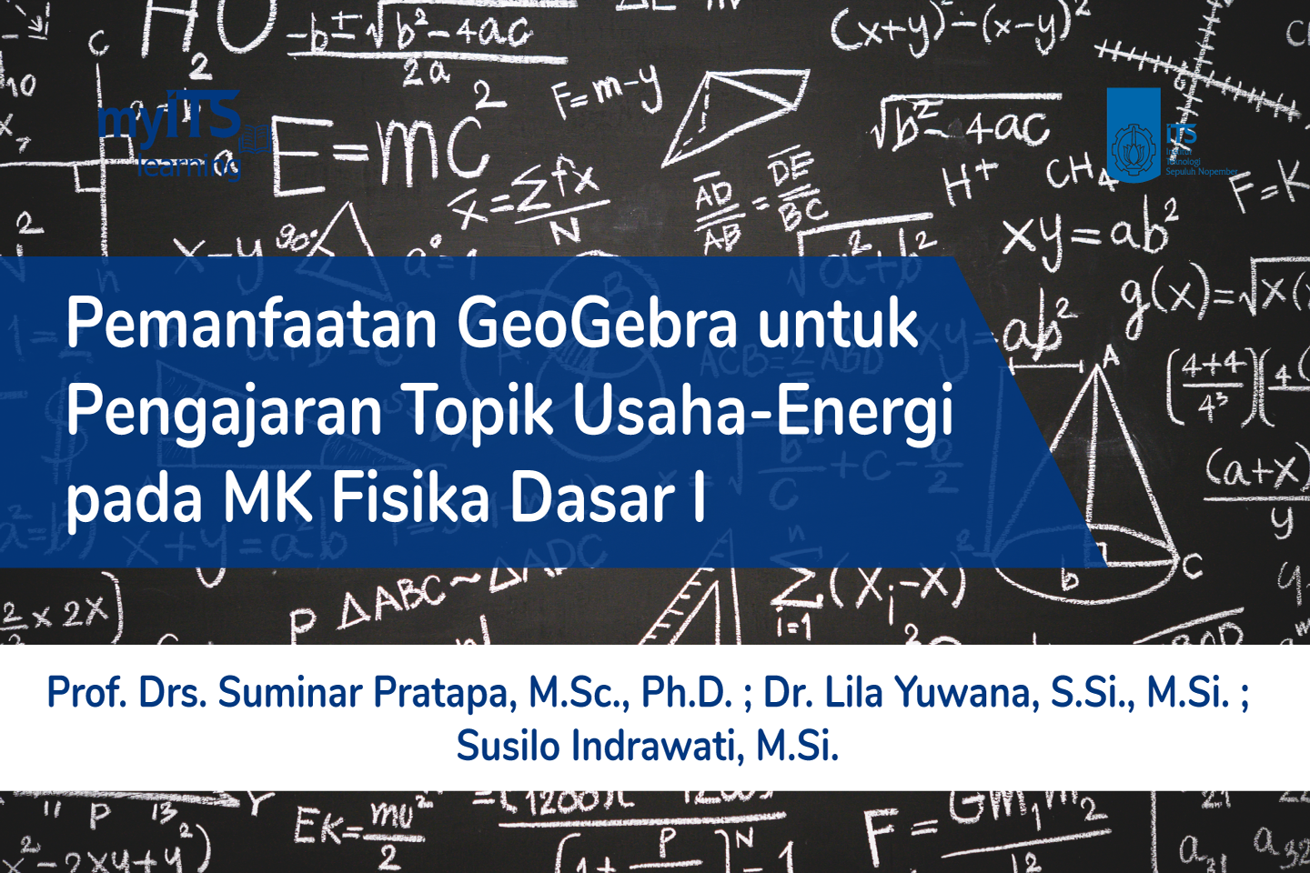 Pemanfaatan GeoGebra untuk Pengajaran Topik Usaha-Energi pada MK Fisika Dasar I